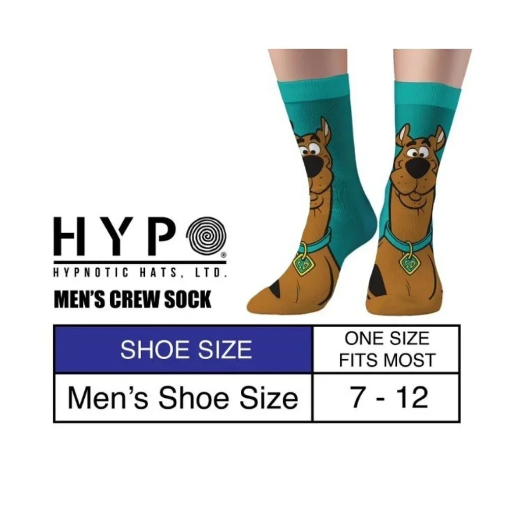 New Scooby Doo Mens Boxer Brief  Crew Sock Set Sz Medium Ruh Roh 3Pc Mystry Mac - Picture 6 of 6